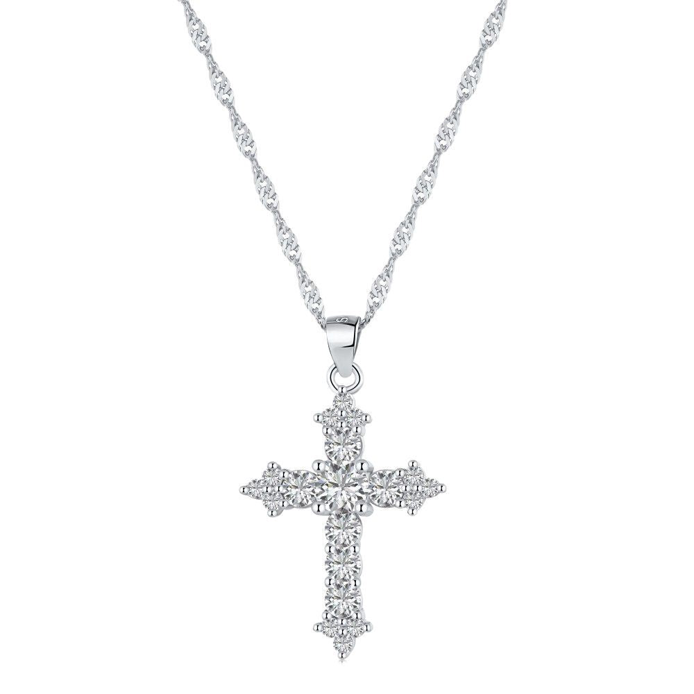 Collier Croix Divine Dorée – Symbole de Foi et d’Élégance ✞