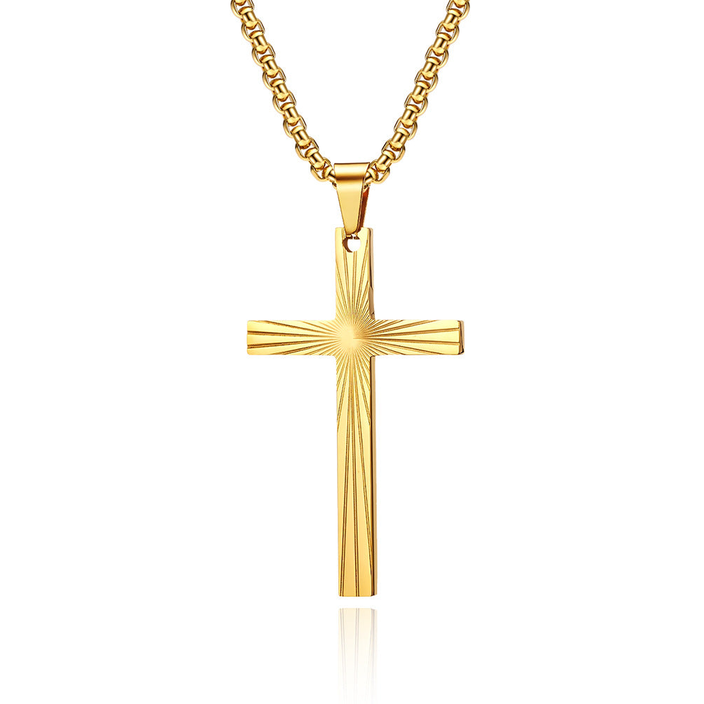 Collier Croix Rayonnement Sacré ✞