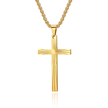 Collier Croix Rayonnement Sacré ✞