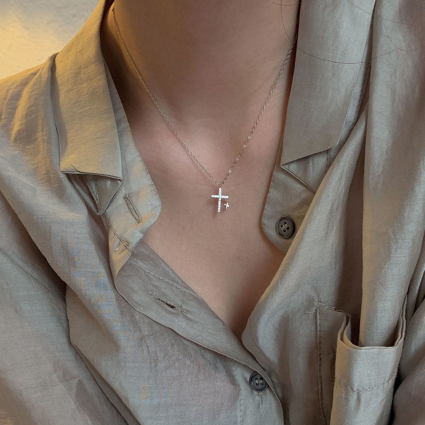 Collier Croix Pure ✞