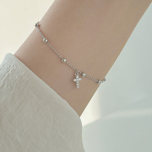 Bracelet Croix Élégance-Foi & Lumière ✞