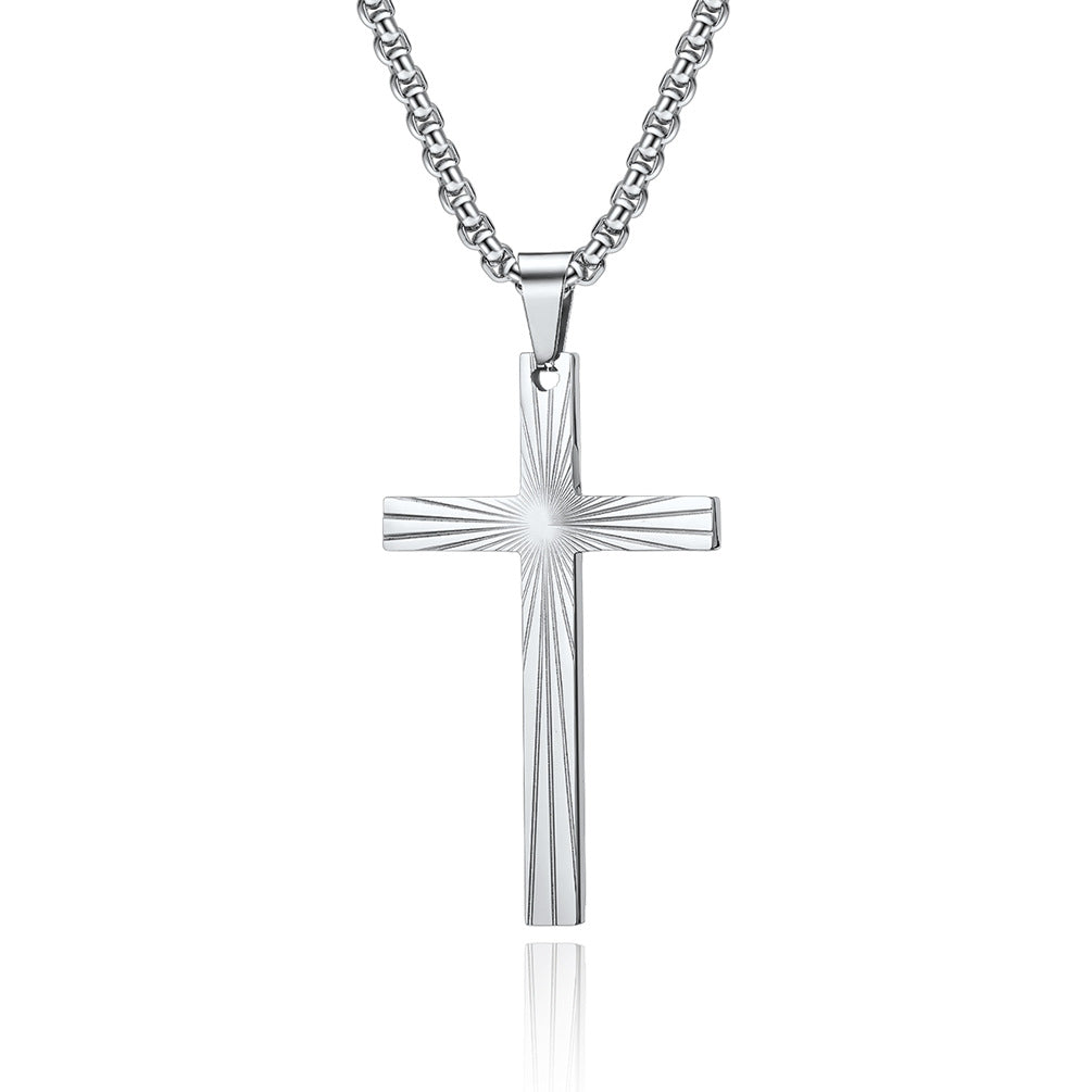Collier Croix Rayonnement Sacré ✞
