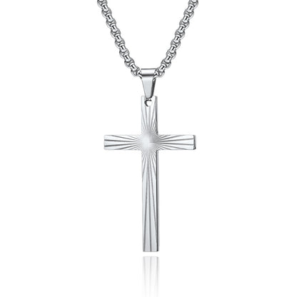 Collier Croix Rayonnement Sacré ✞