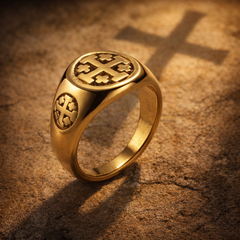 Bague Croix Royale | Symbole de Foi et de Force ✞