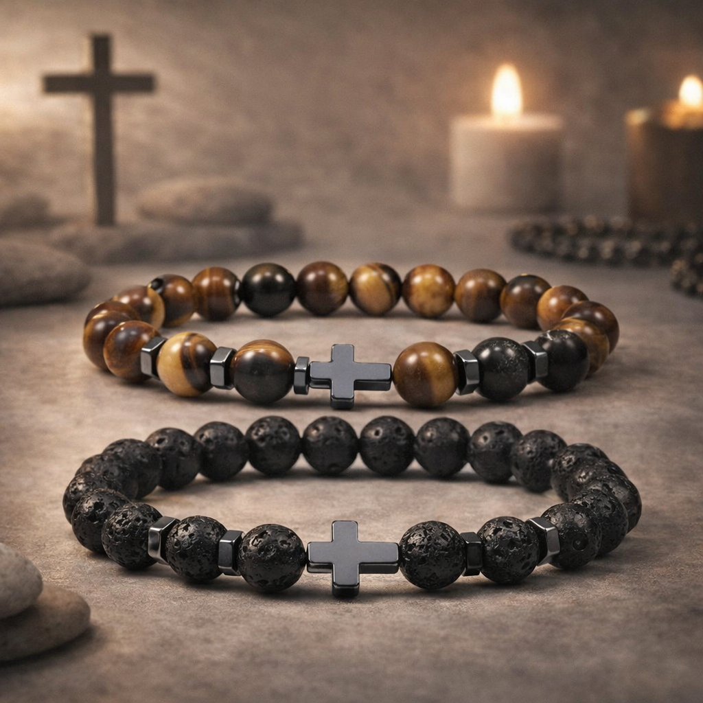 Bracelet Perles Sacrées ✞
