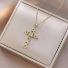 Collier Croix Ornementée ✞
