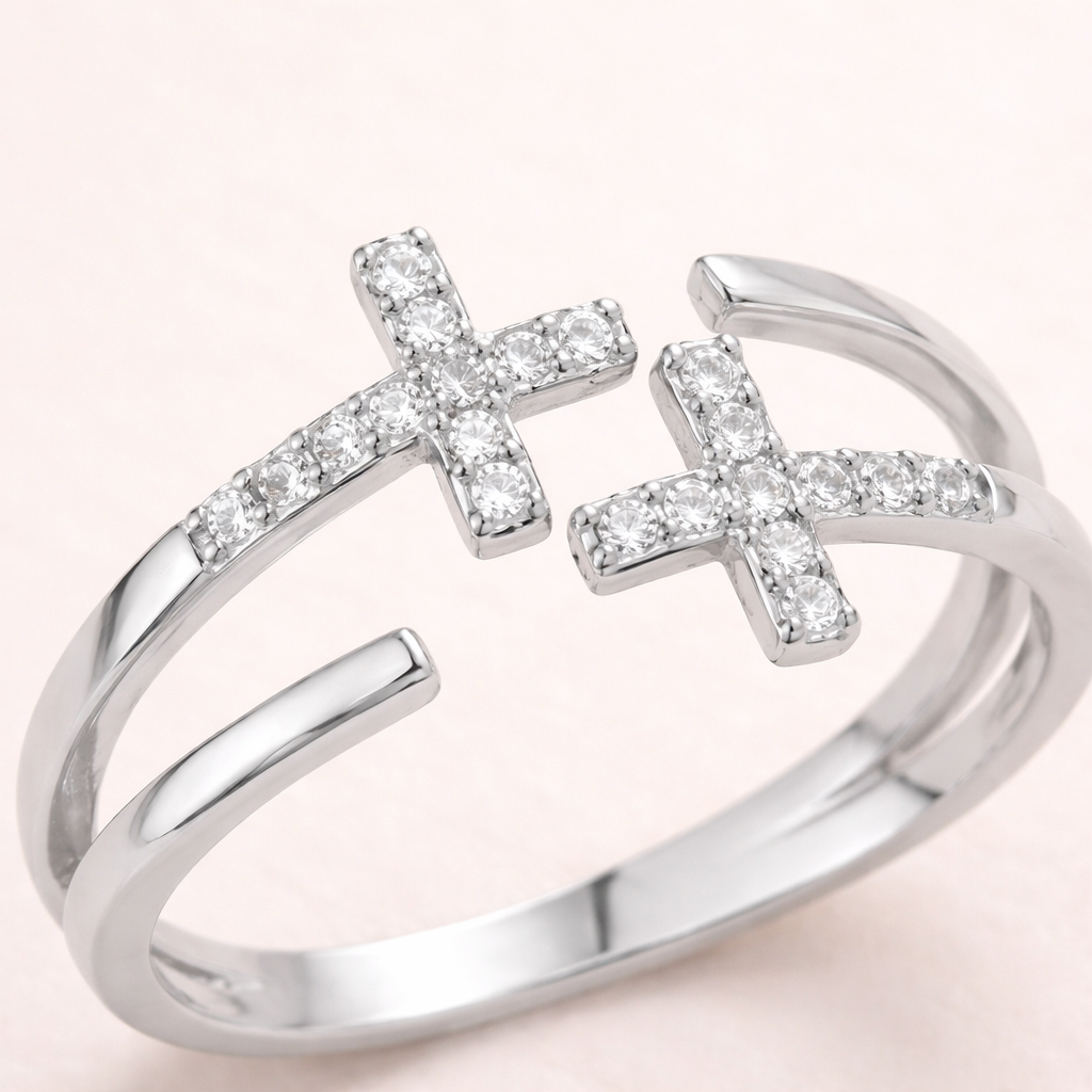Bague Croix Foi Éternelle ✞