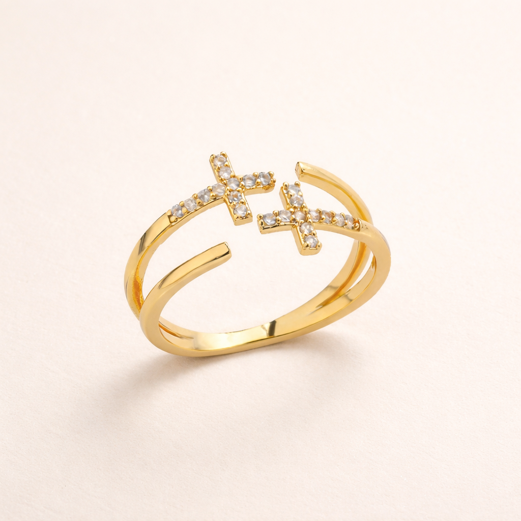 Bague Croix Foi Éternelle ✞