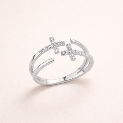 Bague Croix Foi Éternelle ✞