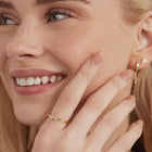 Bague Croix Scintillante – Symbole de Foi | Cœur Sacré ✞