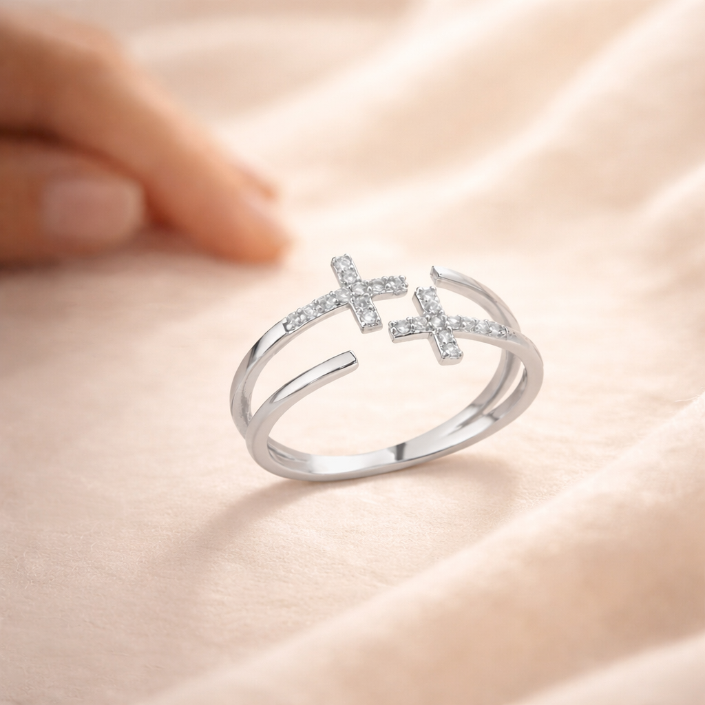 Bague Croix Foi Éternelle ✞