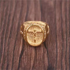 Chevalière Crucifix Chrétienne | Symbole de Foi et de Force ✞