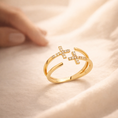 Bague Croix Foi Éternelle ✞