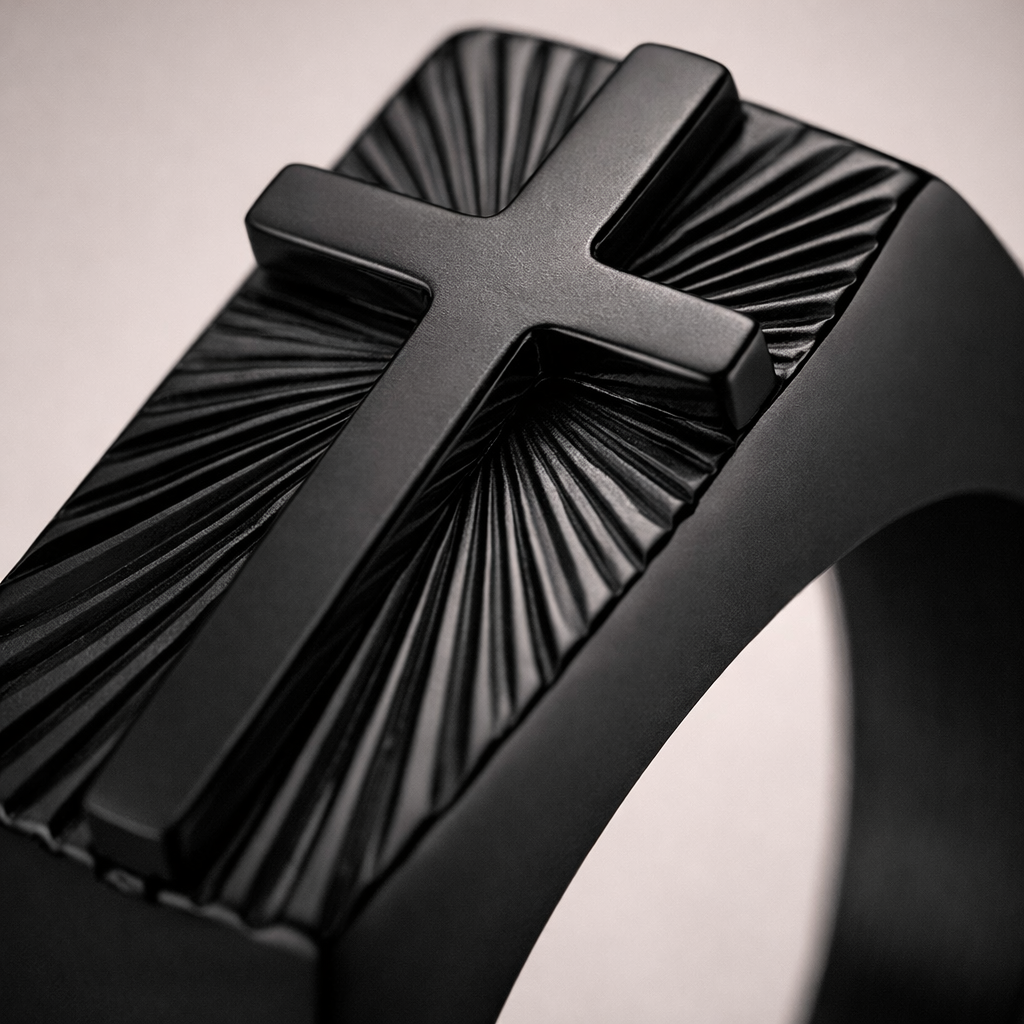 Bague Croix Rayonnante | Symbole de Foi et de Force ✞
