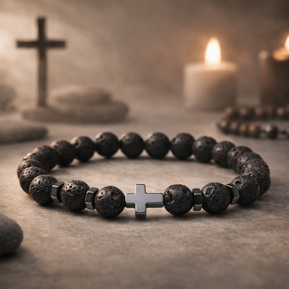 Bracelet Perles Sacrées ✞
