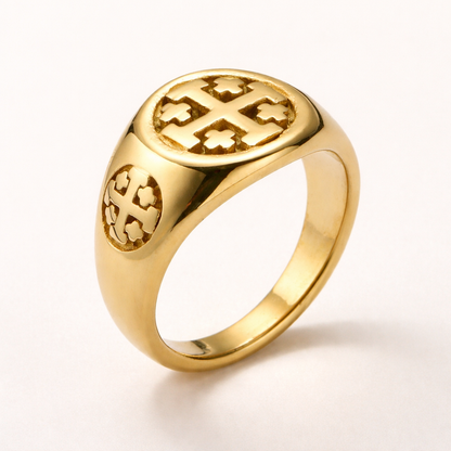 Bague Croix Royale | Symbole de Foi et de Force ✞