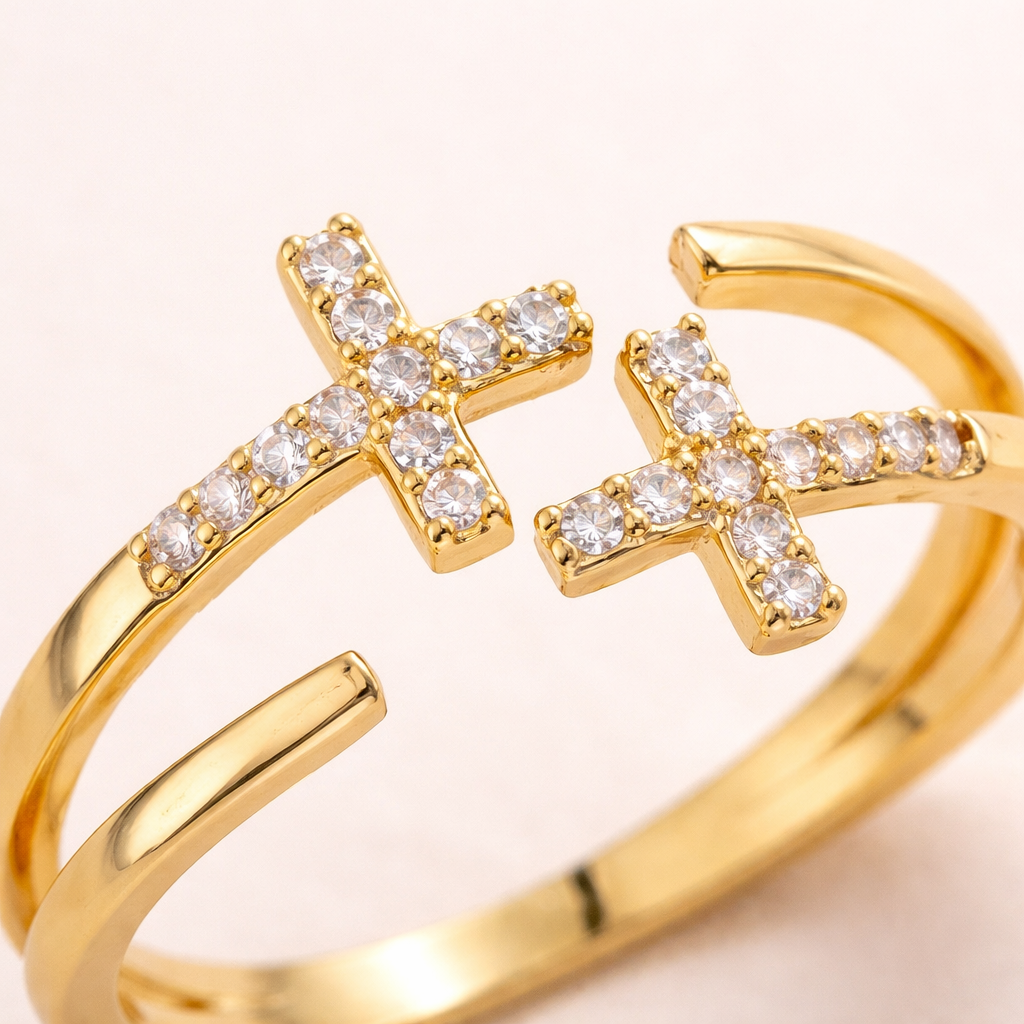 Bague Croix Foi Éternelle ✞