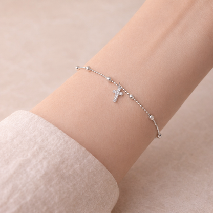 Bracelet Croix Élégance-Foi & Lumière ✞
